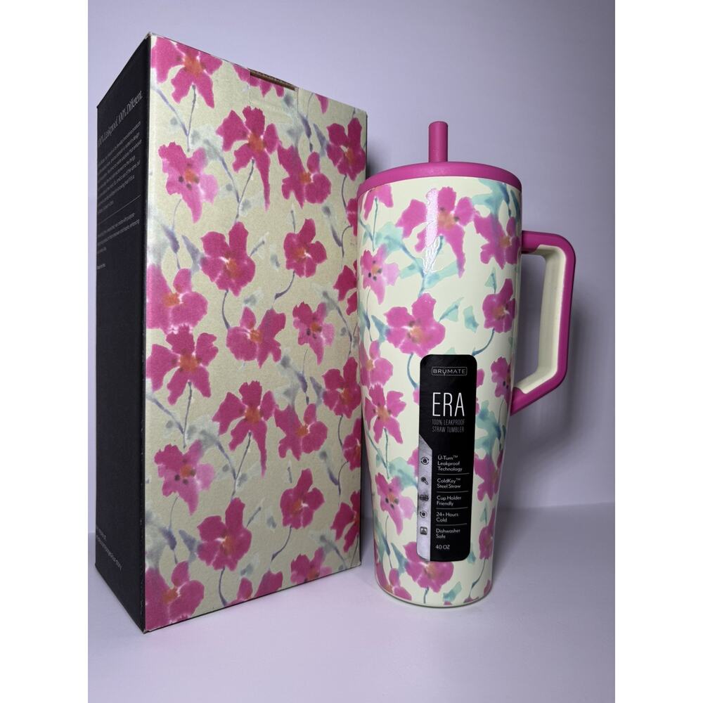 Brumate X VITALITY Limited Edition HIBISCUS 40oz Era Tumbler BNWT BNIB